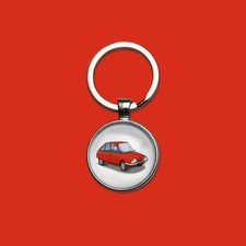 Porte-clés Citroën GS rouge