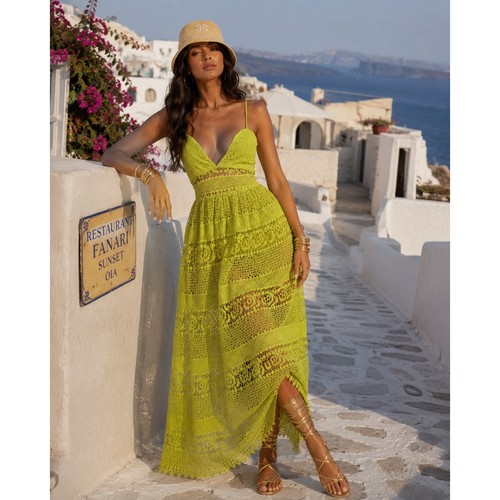 Maxi abito in pizzo - 💚,