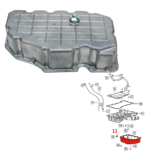 Carter huile inférieur moteur - huile,