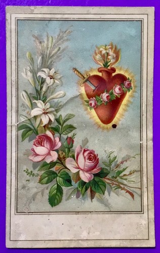 Santino holy card sacro - santino,