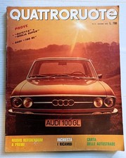 QUATTRORUOTE 198 1972 ALFA ROMEO ALFETTA-GIULIA-AUDI 100-FIAT 124 SPECIAL-SUZUKI