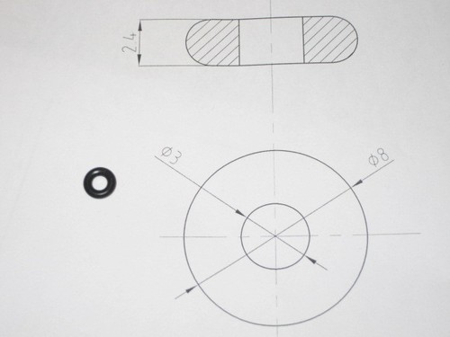 Ariete guarnizione ring - guarnizione, o-ring