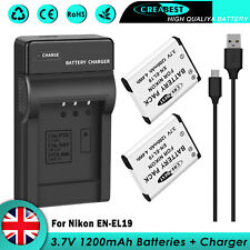 2x Batteria EN-EL19 per Nikon
