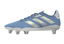 Adidas Rugby Boots Uomo Kakari Soft Ground Blu Argento Scarpe