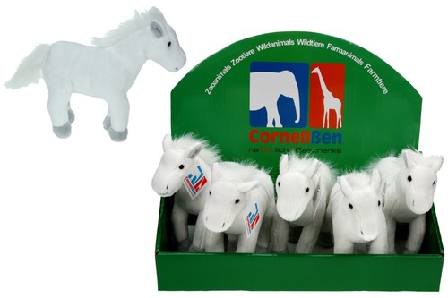Peluche cavallo casco bianco - peluche,