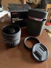 Obiettivo sigma 8mm dg - obiettivo,