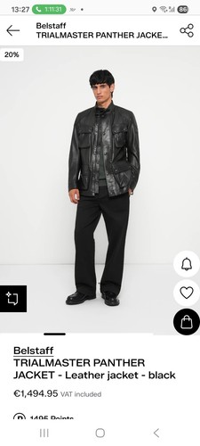 Giacca moto belstaff - da,