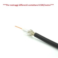Cavo radiofrequenza 50 Ohm coassiale RF8 LAP - RG 8MINI (25m)
