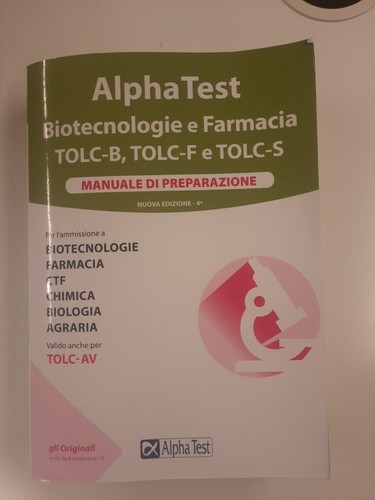 Alpha test biotecnologie - biotecnologie, e