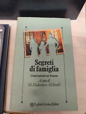 LIBRO SEGRETI DI FAMIGLIA L'INTERVENTO IN CASI D'INCESTO MALACREA VASSALLI CORTI