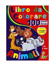 Libro colorare animali 100 - libro, da