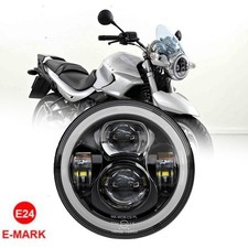 Faro proiettore led 7" moto E24 certificato getto hi-lo per bmw r1150 nine t