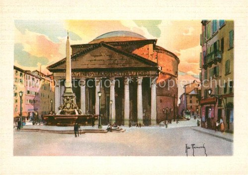 Roma rome pantheon - roma, aldo