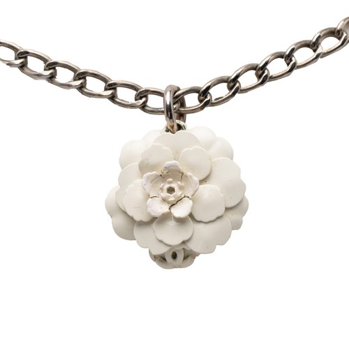 Chanel camelia coco mark chain - chanel,
