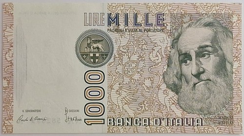 1000 lire marco polo - lire,