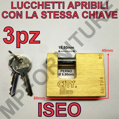 Lucchetti iseo apribili - lucchetti,