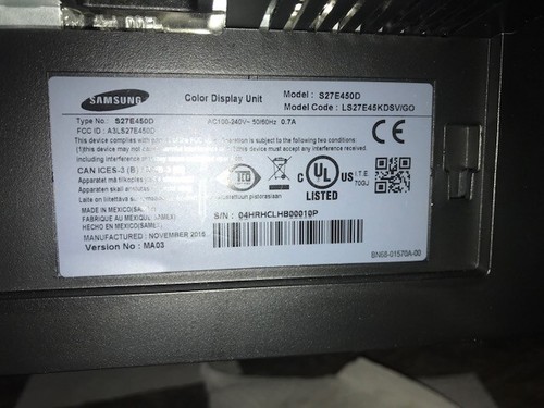 Samsung s27e450d full - s27e450d, 27