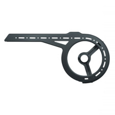 CARTER COPRICATENA PARACATENA PER BICI Triplex Acciaio Nero GUARNITURA 48-52