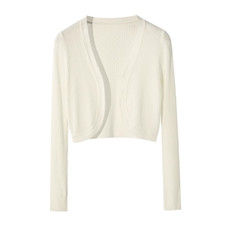 Donna Maglia Cardigan Aperto
