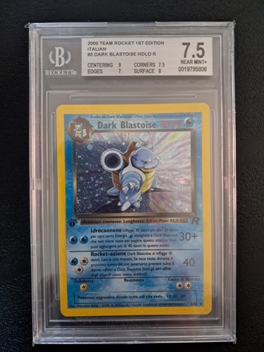 Dark blastoise holo team - blastoise, 3/82