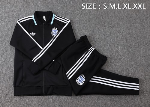Tuta argentina nera - argentina, adidas