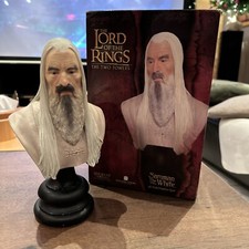 Busto Sideshow Weta LotR HdR 1:4 Saruman the White in confezione originale