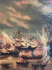 Antico dipinto ad olio