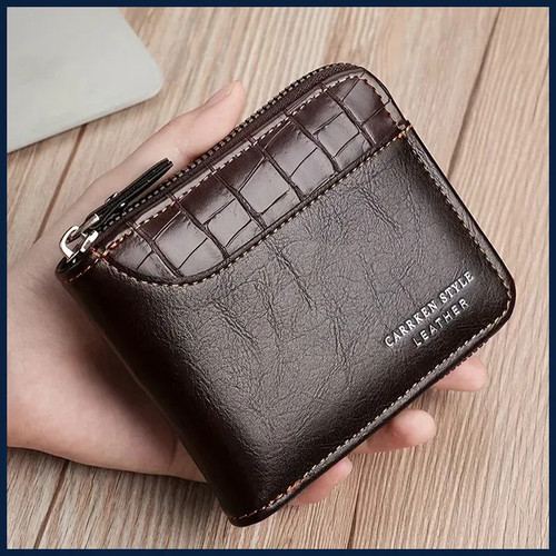 Leather men wallet - leather, mens