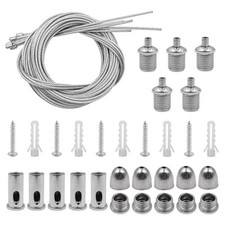 Hsthe Sea 5PCS Plafoniere Kit Cavi di Sospensione Montaggio Catene (P3H)