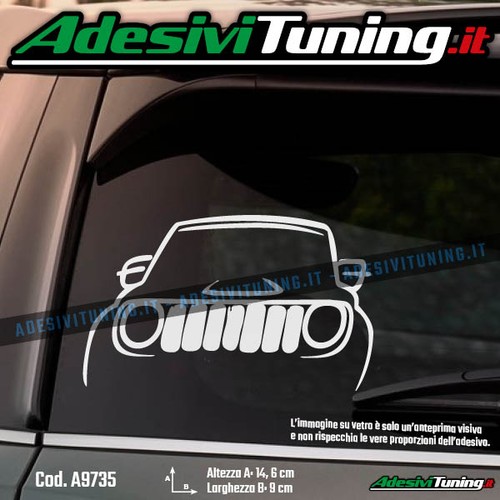 Adesivo jeep renegade - adesivo,