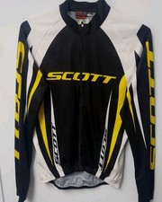 Maglia ciclismo Scott nera e