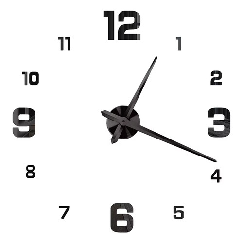 Grande orologio parete 3d - orologio,
