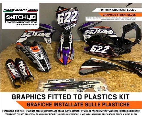 Plastiche grafiche ktm - +,
