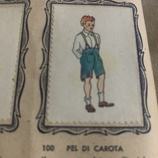 FIGURINA N.100 MASCHERE E FAVOLE  ED. MAP ANNI’50 OTTIME DA RECUPERO