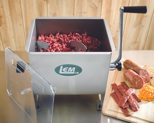 Lem stainless steel meat mixer - steel,