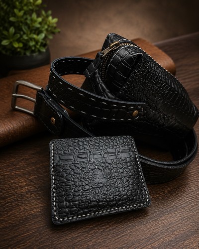 Set uomo pelle - set,