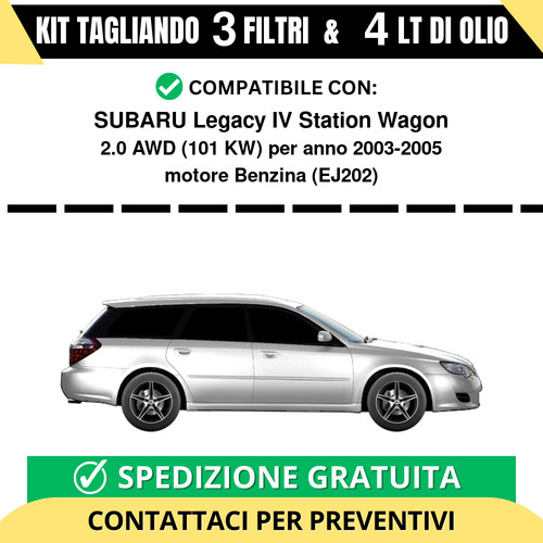 Tagliando per subaru legacy - legacy, iv
