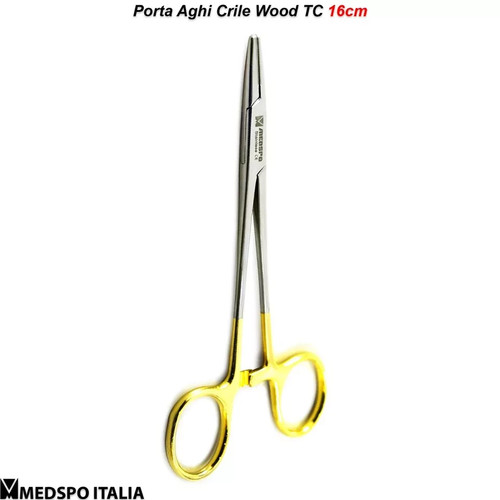 Pinza porta aghi crile wood - porta,