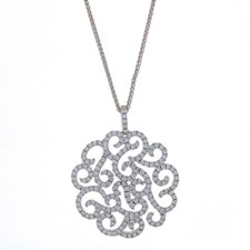 Oro Bianco Diamante Floreale