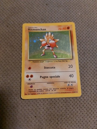 Hitmonchan 102 carte pokemon - hitmonchan, 7/102
