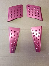 PEDANE POGGIAPIEDI IN ALLUMINIO ANODIZZATE VIOLA MBK BOOSTER SPIRIT