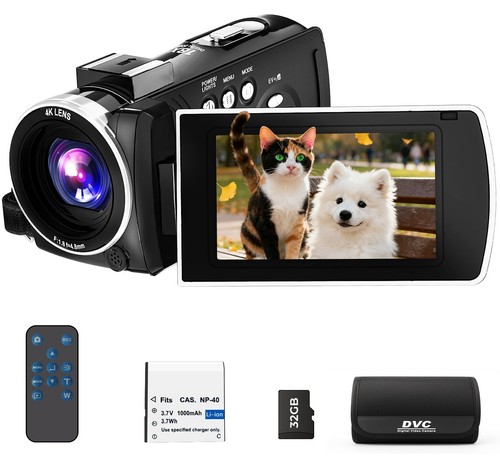 Videocamera 64mp camcorder - videocamera, 4k
