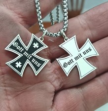 Collana Ciondolo Croce Celtica Personalizzata Uomo In Argento 925