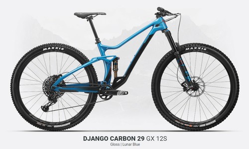 Mtb devinci django full - full, carbon