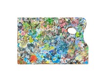 Tavolozza antica artista