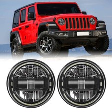 2 fari LED 7 pollici luce