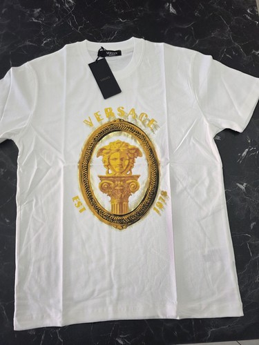 Tshirt versace medusa - versace, bianca