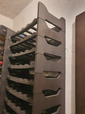 33 Ripiani per vino portabottiglie plastica a incastro da 6 posti l'uno
