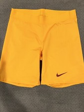 Mezze Collant Uomo Jock Nike Pro Elite Running Pantaloncini a Compressione XL Giallo