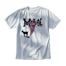 MAGLIA TEE T SHIRT PERSONALIZZATA INTER MIAMI MESSI CALCIO ORIGINALE